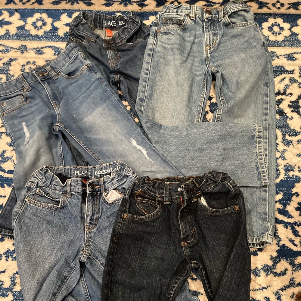 5 pairs Boys jeans, all size 7
